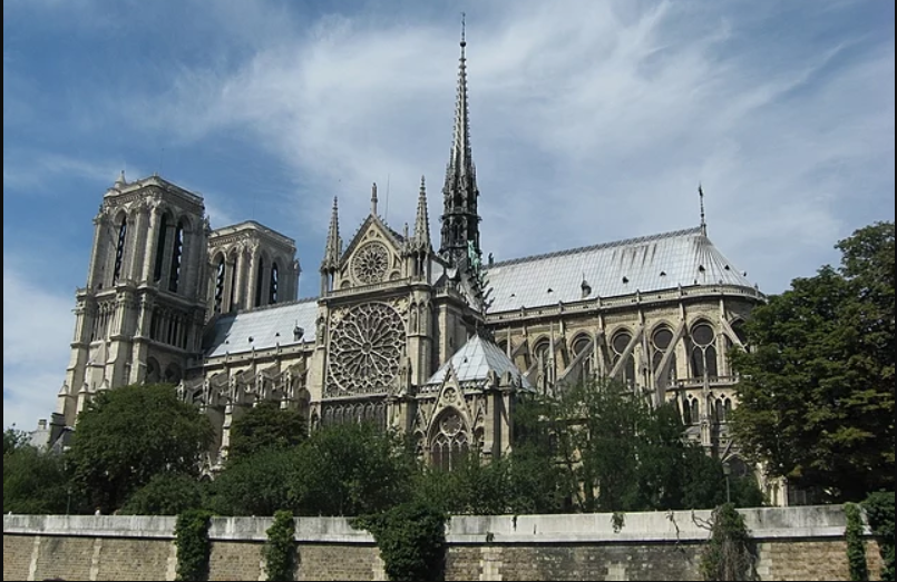 As Notre-Dame de Paris Was Burning...