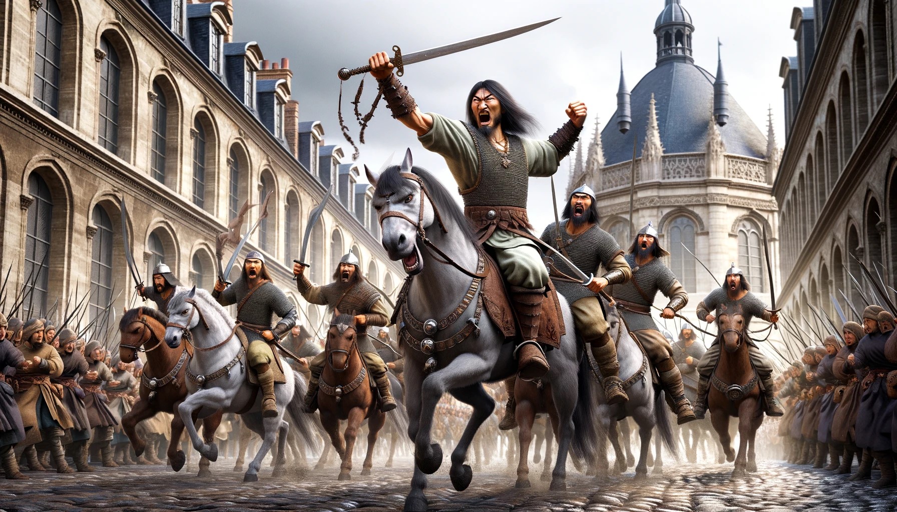 Historical counterfactual: Mongols invading the Sorbonne in the 13th century